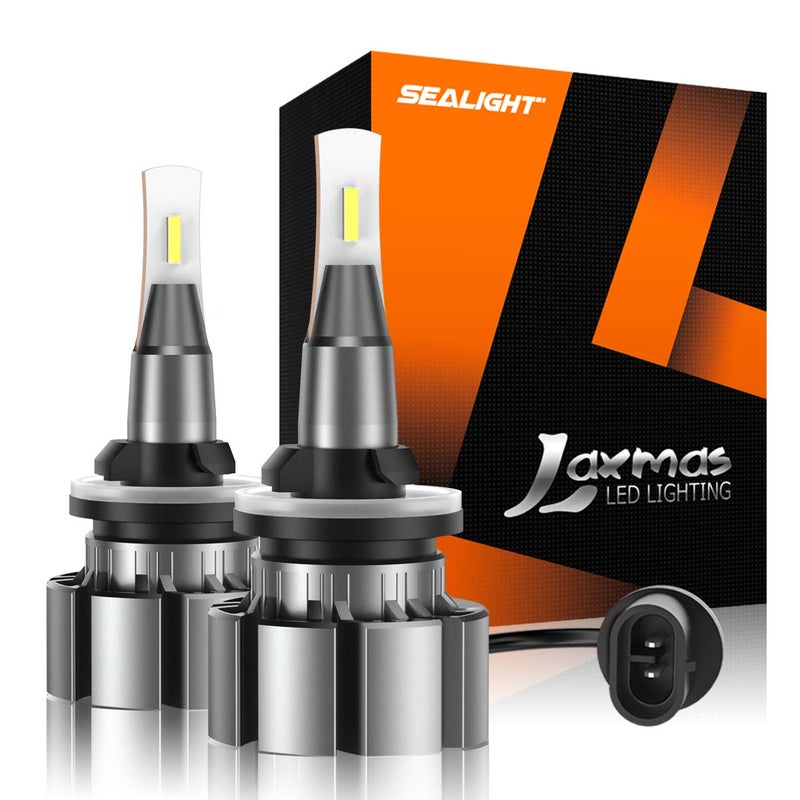 SEALIGHT 880 LED Fog Light Bulbs or DRL, 6000K White, Over 50000 Hours Lifespan, 885 893 899 Fog Lights, Super Bright Fog Light Bulb, Can-bus Error Free, Plug and Play, 360-degree Illumination - Image 1